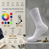 Chaussettes de cyclisme professionnelles pour enfants avec logo personnalisé, respirantes, athlétiques, pour le vélo de route et les courses en plein air