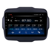 Lecteur multimédia GPS Android 10 de 9 pouces pour Jeep Renegade 2016-2018 avec prise en charge USB AUX WIFI caméra de recul OBD2
