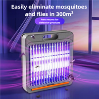 JZ 2025 nouveau Design lampe domestique anti-moustiques 395nm fréquence Nano piège à ondes lumineuses choc électrique attrape-mouches avec état solide
