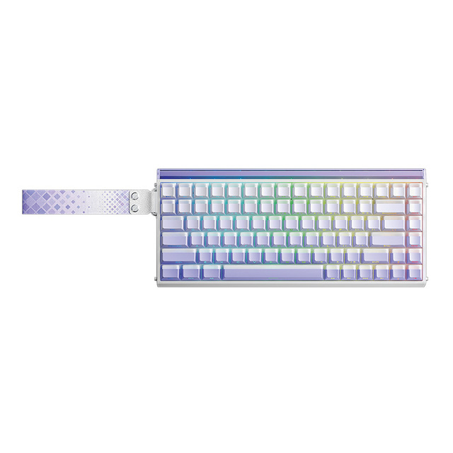 AULA HERO84 HE Magnetic Switch Wired Mechanical Keyboard RGB Music Rhythm 8K Return Rate Keyboard Computer Accessories for Gamer