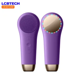 Newest Customized Cepillo De Limpieza Wholesale Exfoliating Face Electric Waterproof Silicone Sonic Facial Cleansing Brush