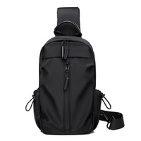 Bolso Bandolera Táctico de Moda, Deportivo, para Senderismo, Ligero, de Nailon, Impermeable, Resistente, Riñonera, para Hombre, para el Gimnasio