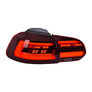 Luces Traseras LED de Estilo Deportivo para Automóvil R20 2009-2019, para Golf6 GTS, DRL, Señal Dinámica de Reversa, Rojo, Nuevo para Golf6 T - Product Image 1