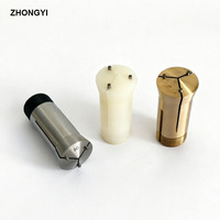 Collet d'urgence 5C en acier/laiton/nylon multi-matériaux pour outil de tournage, accessoire de machine pour mandrin à collets 5C
