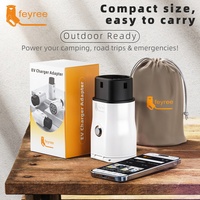 Adaptateur Feyree V2L/V2H Type 2 Prise 16A MAX Courant de décharge Nouveau certifié CE/FCC 2.2kW/3.5kW/7kW pour les voitures électriques de marque chinoise