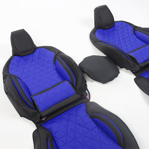 GANE25 <span class=keywords><strong>Tesla</strong></span> Housse de siège de voiture de luxe entièrement enveloppante en cuir, résistante aux chocs et à la saleté, toutes saisons, ensemble complet de 10 pièces - Product Image 1