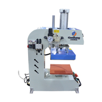 Nouvelle presse à chaud monoposte Dongguan GS-TB1 15x15/20x20cm à ouverture automatique, cylindre pneumatique, transfert tactile par chauffage