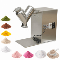 Petit mélangeur de poudre en forme de V pour usage en laboratoire, équipement de mélange vertical de particules, équipement de mélange de type V, machine de mélange de poudre