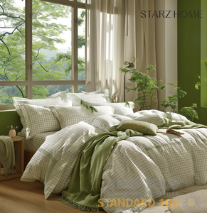 Starz Home <span class=keywords><strong>Linge</strong></span> de lit en tissu de coton Offre Spéciale-Embrassez <span class=keywords><strong>la</strong></span> fraîcheur de <span class=keywords><strong>la</strong></span> nature avec une qualité hôtelière et un mélange vert luxuriant - Product Image 6