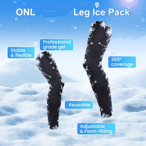 2026 Venta caliente logotipo personalizado precio de fábrica 8mm terapia fría y caliente recuperación muscular deporte Gel de hielo manga de pierna completa - Product Image 6