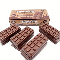 Juguete antiestrés de PU con aroma a chocolate, de rebote lento, para aliviar el estrés, Kawaii, para escritorio, recuerdos de fiesta, juguete para mascotas, venta al por mayor a granel