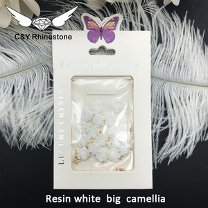 CY venta al por mayor 3D resina Nail Art Charms plástico <span class=keywords><strong>Rosa</strong></span> flor joyería cristal diamante manicura accesorios pegatinas calcomanías - Product Image 4