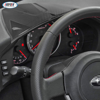 Speedometer FT86 serat karbon kering, Aksesori Interior Panel dasbor penutup atas untuk Subaru BRZ untuk Toyota FT86 2012-2020