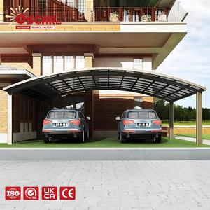 Structure de <span class=keywords><strong>carport</strong></span> en aluminium <span class=keywords><strong>6x6</strong></span> avec design cantilever pour maison, bureau et extérieur - Product Image 1
