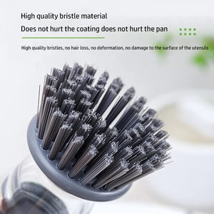 YDM Factory Direct Kitchen <strong>Dishwashing</strong> Brush <strong>Liquid</strong> Soap Dispenser Cleaning Tools Cleaning Brush Can Be Customized logo - Product Image 2