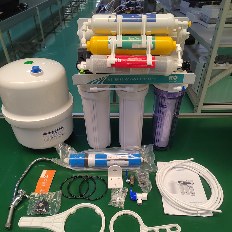 7 stage 100GPD Reverse Osmosis Water