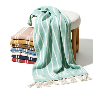 Grande <span class=keywords><strong>serviette</strong></span> <span class=keywords><strong>de</strong></span> plage turque en microfibre, imprimée, sans sable, vierge pour sublimation, séchage rapide, pour voyage, bords renforcés, couleur unie - Product Image 2