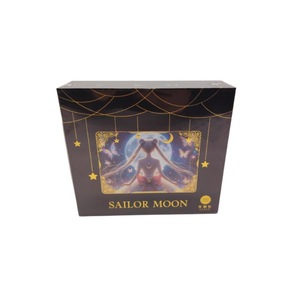 Kyoto Publishing Sailor Moon 3D Embossed Commemorative Cards <b>Book</b> Shaped Crystal White Porcelain Collectible Trading Cards - Product Image 1