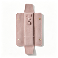 Sac de voyage enroulable pour bijoux, organiseur de rangement pour colliers, bagues, bracelets et boucles d'oreilles