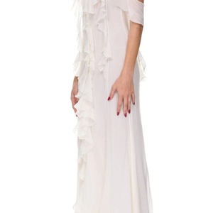 Clothing Manufacturer High Quality Summer Beach Dress Sexy <b>Spaghetti</b> <b>Strap</b> Slim Waist Maxi Summer White Dress Formal Dress - Product Image 3