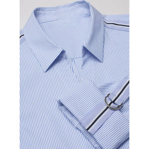 Chemise formelle boutonnée pour hommes Excellente qualité Budget Prix compétitif Logo personnalisé Respirant Vêtements de bureau - Product Image 5