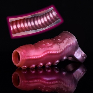 Extensor de Pene de Silicona Líquida con Anillo para el Pene, Bomba de Alargamiento de Pene con Anillo Hueco y Realista - Product Image 2