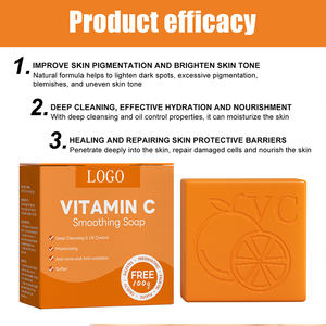 Toptan el yapımı C vitamini kızdırma sabunu vücut ve yüz yıkama tüm doğal - Product Image 3