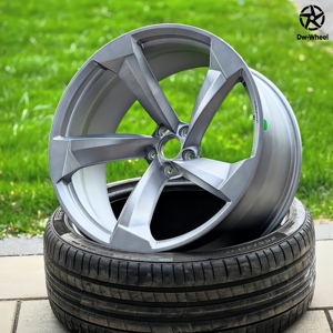 Jantes forgées DW style Rotor 19 20 21 22 23 24 pouces, concaves profondes, argentées, pour voitures particulières 5x112 pour Audi RSQ8 RS6 Avant RS7 - Product Image 4