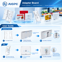 Label Rak Elektronik ESL Mudah Dipasang, Label Harga Digital Dengan Papan Adaptor yang Sesuai untuk Rak Supermarket Ritel