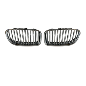 51712155447 Rejilla Delantera Izquierda Negra Brillante para <span class=keywords><strong>BMW</strong></span> Serie 5 E60 Sedán y <span class=keywords><strong>E61</strong></span> LCI <span class=keywords><strong>Touring</strong></span> 2003-2010 <span class=keywords><strong>520d</strong></span> 530i M5 - Product Image 4
