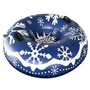 Winter Sports Snow <b>Tubes</b> Two-handle Inflatable Snow <b>Sliding</b> <b>Tube</b> Sleds Factory Snowing Rubber <b>Tube</b> for kids outdoor - Product Image 2