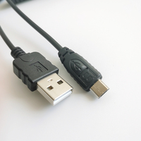 Kabel Isi Daya USB A Male Ke Mikro Tipe B Kabel PU Koil Spiral USB