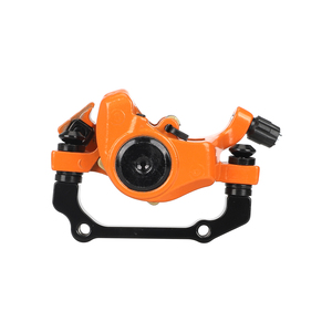 Juego de frenos de disco delanteros originales para patinete eléctrico Kugoo Kukirin G2 G4, base de freno de aleación de aluminio, piezas de repuesto - Product Image 5
