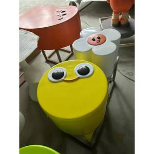Sillas de Resina FRP de Tamaño Personalizado con Forma de Dibujos Animados para Jardín de Infancia y Parque Infantil al Aire Libre - Product Image 2