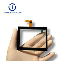 WIWO TOUCH Layar Sentuh LCD Berwarna 3.5 Inci Resolusi 320*480 Panel Sentuh Kapasitif Hitam Model Antarmuka IIC