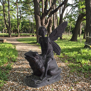 Durable Weather-Resistant <strong>Gnome</strong> Statues Resin Fairy <strong>Garden</strong> <strong>Ornaments</strong> for Home and <strong>Garden</strong> Sculpture - Product Image 2