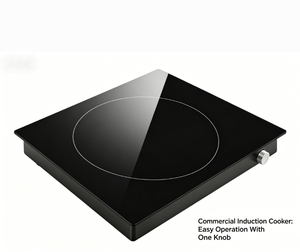 Placa de Inducción Comercial de un Solo Control, de Alta Resistencia para Cocinas de Restaurantes con Control Sencillo y Rápido - Product Image 3