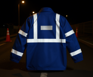 Chaqueta de seguridad reflectante con tiras reflectantes en la espalda para ropa de trabajo de alta visibilidad - Product Image 2