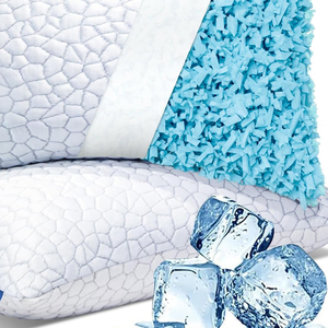 <span class=keywords><strong>Almohadas</strong></span> de cama de espuma viscoelástica triturada de refrigeración a precio de fábrica al por mayor para dormir - Product Image 1