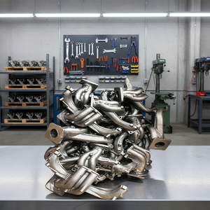 熔模铸造不锈钢和铝排气歧管高质量压铸服务产品 - Product Image 2