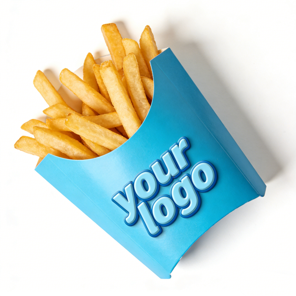 Caja personalizada para papas fritas