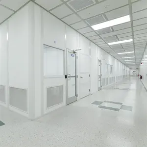 Sistem ruang Modular pembersih Lab ruang Modular medis ruang Gmp bersih Iso 8 ruang bersih rumah sakit kelas 100/10000/100000 Modular Dinding