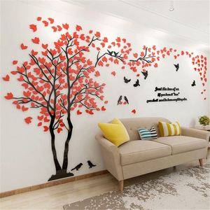 Pegatinas de Pared Grandes con Diseño de Árboles y Hojas 3D, Adhesivo Creativo para Decoración de Salón, Árbol Genealógico Familiar - Product Image 3