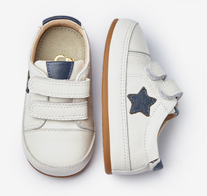 Chaussures décontractées pour bébés filles et garçons, semelle en caoutchouc souple antidérapante, baskets en cuir à étoiles pour tout-petits - Product Image 5