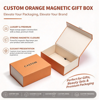 Boîte cadeau rigide magnétique pliable avec fermeture magnétique et logo imprimé pour coffret de beauté, collection de cosmétiques, emballage cadeau haut de gamme