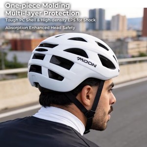 Professional Winter Road Cycling Helmet Magnetic <strong>Goggle</strong> Anti-Odor Liner LED Warning Light CE EN1078 CPSC Approved Unisex Safety - Product Image 3