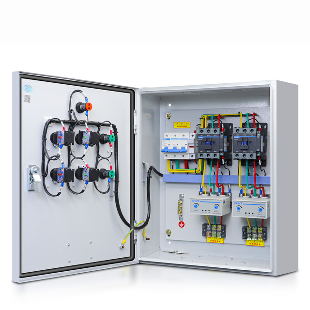 1.5-22KW Motor Pump Control Box Galvanized Steel Distribution Panel with Overload & Phase Loss Protection