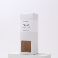 Boîtes d'emballage en carton recyclables personnalisées Poignée de revêtement UV Options de couleur pour cosmétiques et diffuseur de roseaux