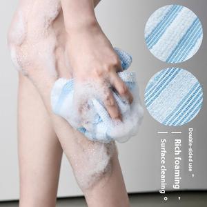 Toalla de baño y ducha larga para hombre al por mayor, esponja exfoliante para espalda, herramienta gris para eliminar piel muerta, artefacto práctico para el hogar - Product Image 5