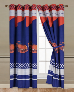 Lot de 2 <span class=keywords><strong>rideaux</strong></span> imprimés en microfibre <span class=keywords><strong>pour</strong></span> enfants/adolescents - Voilage doux en microfibre imprimé multicolore avec œillets <span class=keywords><strong>pour</strong></span> enfants - Product Image 6